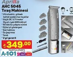 APRİLLA TIRAŞ MAKİNESİ